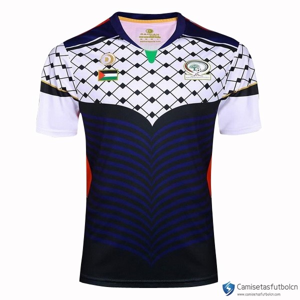 Camiseta Palestina Segunda equipo 2017-18 Azul